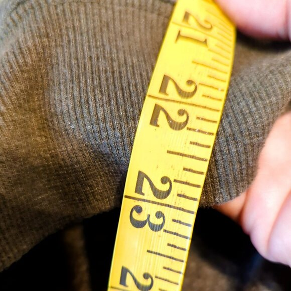 Buffalo David Bitton Olive Green Pullover Hoodie Sweatshirt Size Medium - Picture 6 of 6